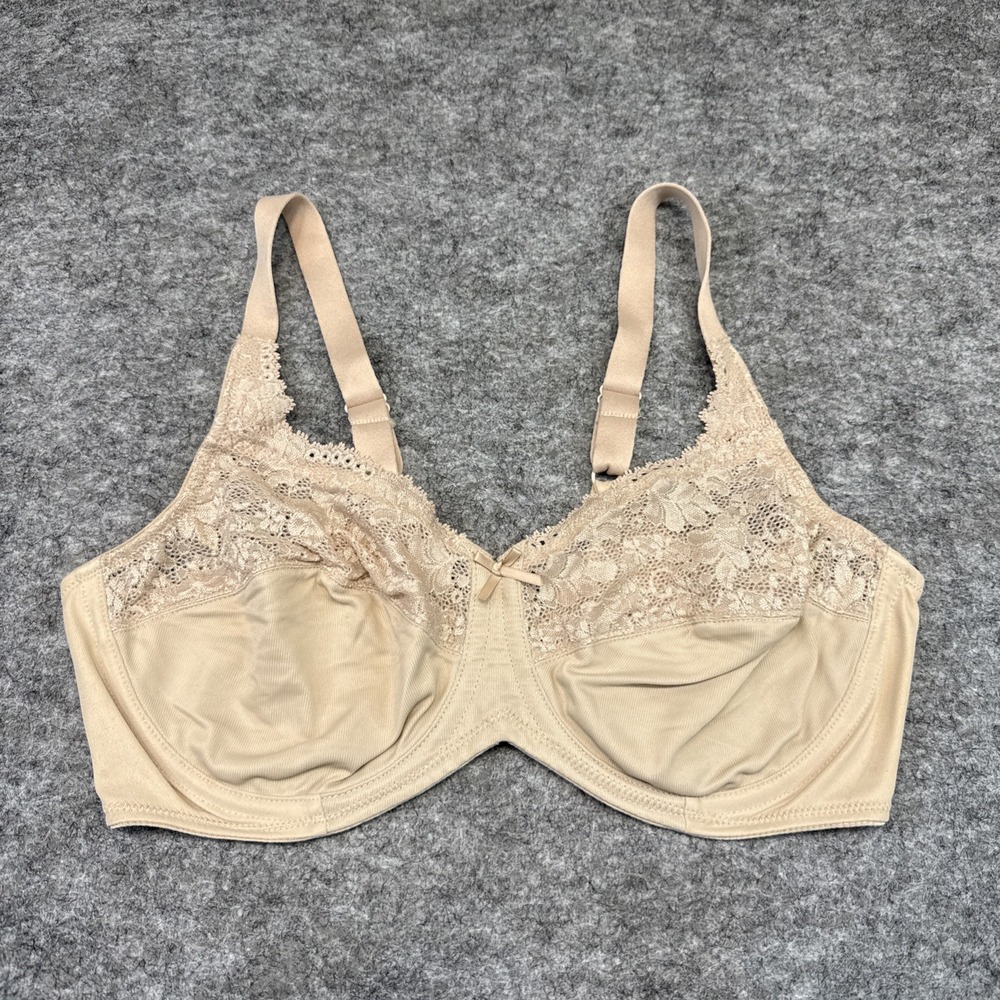 Bali Comfort Lace Minimizer Bra Lilyette women's 40c neutral smooth adjustable